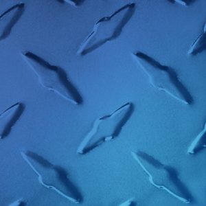 Treadtex™ Sapphire Blue Diamond Stainless Steel Sheet – Mirror