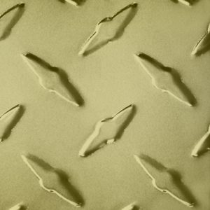 Treadtex Amber Brass Diamond Stainless Steel Sheet – Fingerprint Resistant